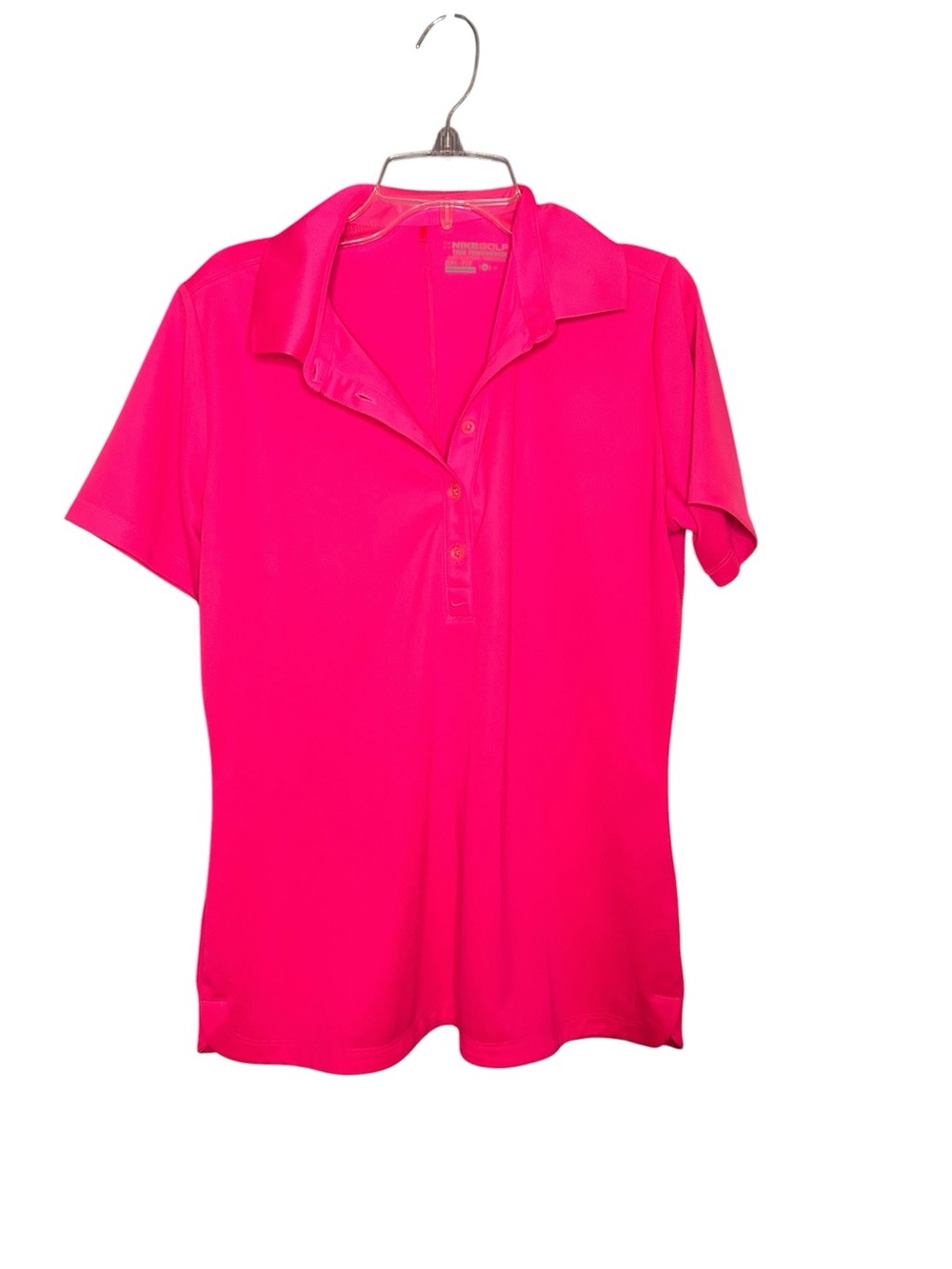 Nike Golf Dri-FIT Tour Performance Polo Shirt Pink Women’s Medium